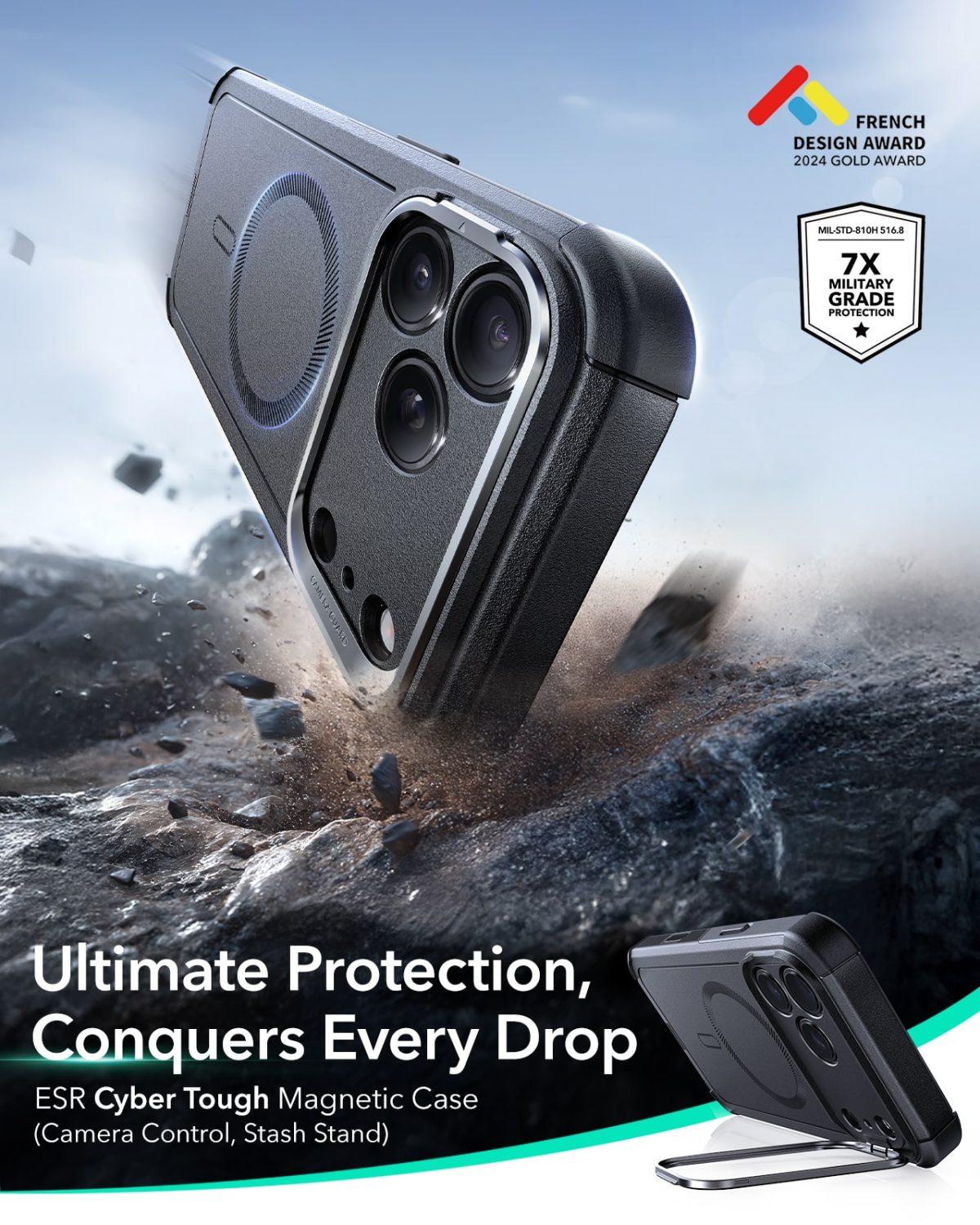 Military-Grade iPhone 17 Case Drop Test