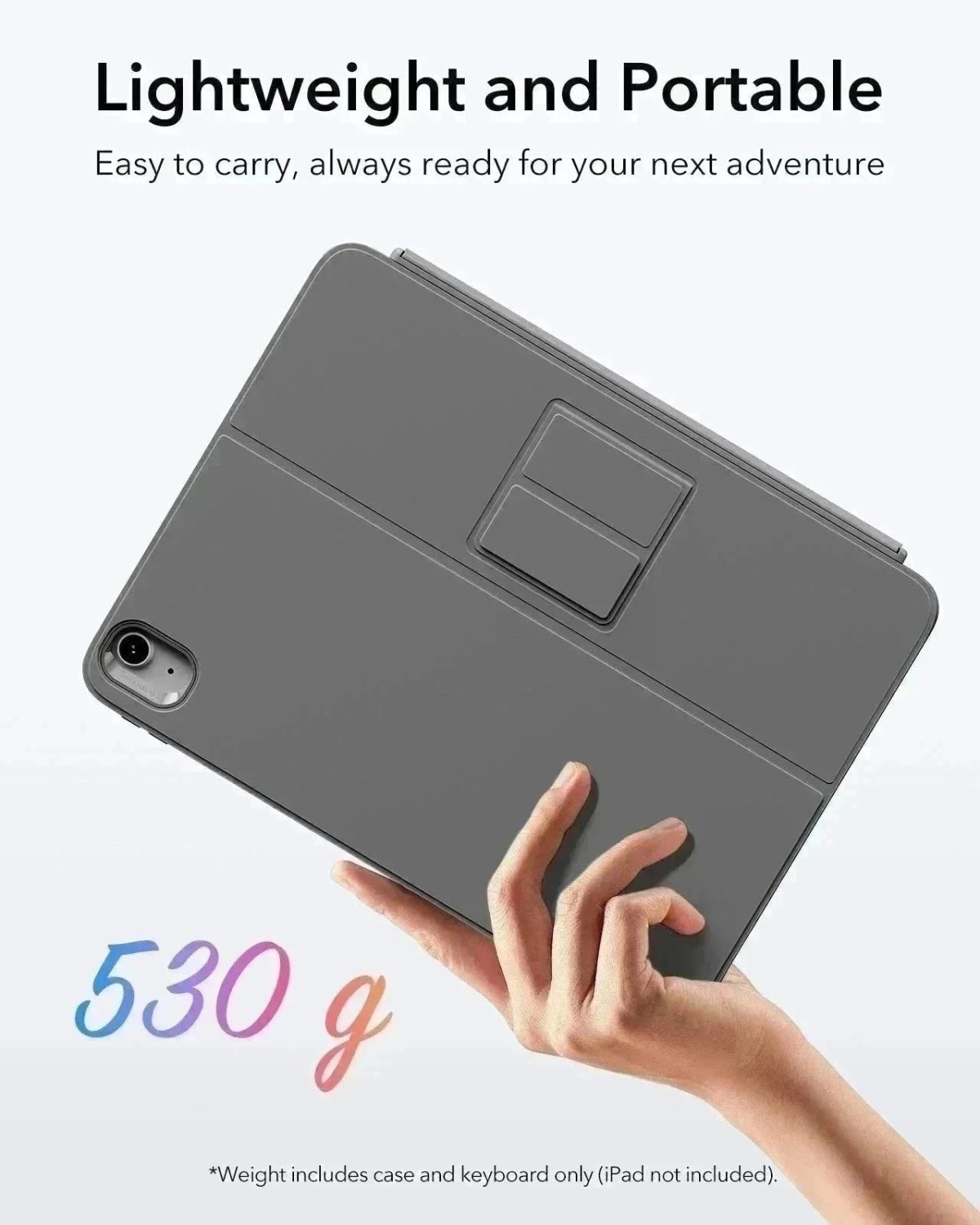 Slim and Lightweight ESR Keyboard Case for iPad