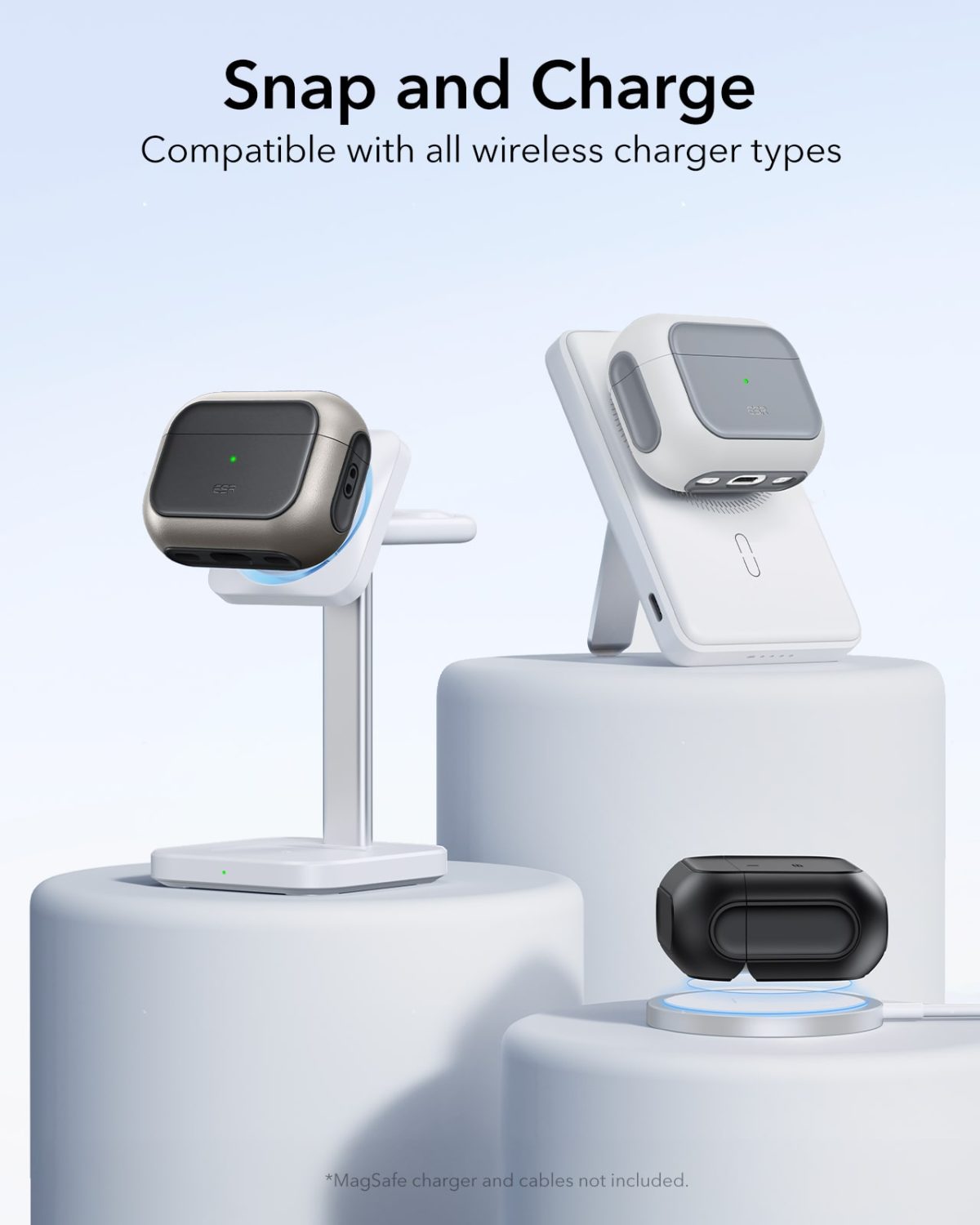 ESR Orbit Hybrid AirPods Pro 3 Case (2025) – Full Drop Protection Cover with Lanyard - Image 5