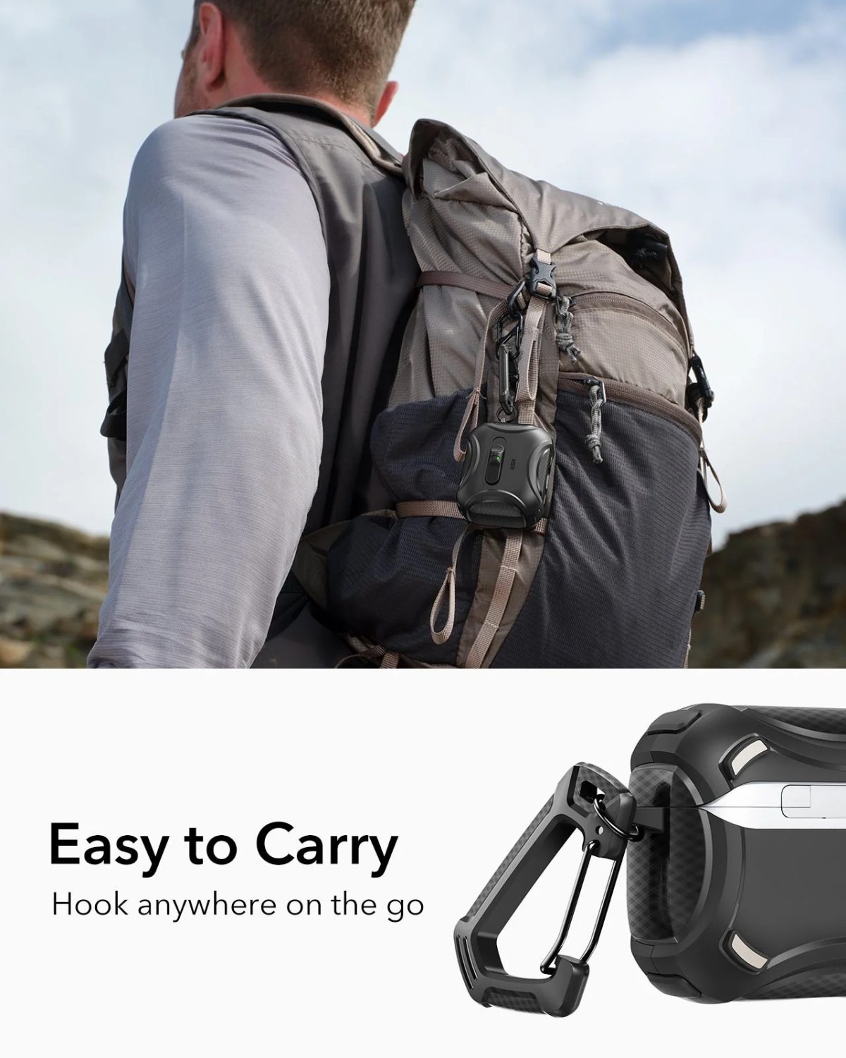 ESR AirPods Pro 3 Case 2025 Easy Open Design with Latch