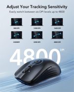 ESR Rechargeable Wireless Mouse with Built-in Cable