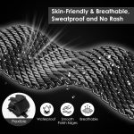 Close-up of black COTECi Milanese Loop showing polished stainless steel finish