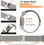 COTECi Milanese Loop strap compatibility chart showing Apple Watch Ultra and Series 11–1