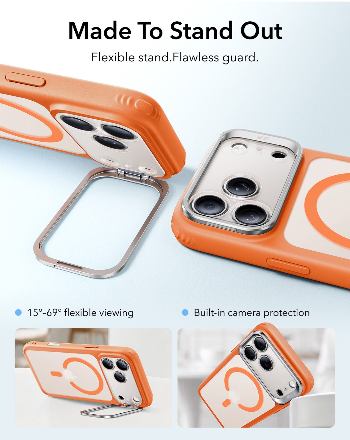 ESR iPhone 18 & 17 Series Classic Flex Stand Case