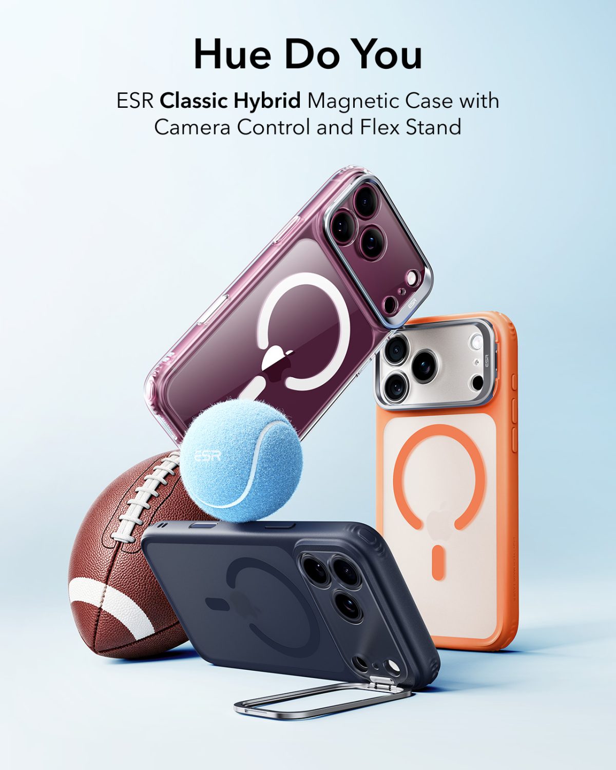 ESR iPhone 18 & 17 Series Classic Flex Stand Case