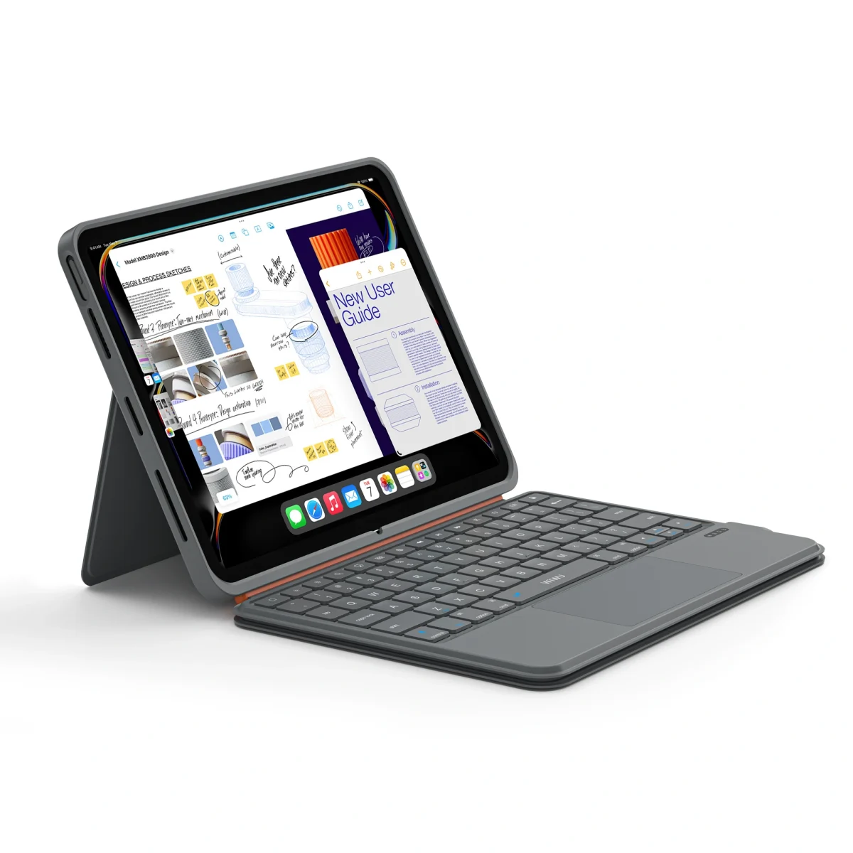 iPad 11th A16 Magnetic Keyboard Case with Trackpad