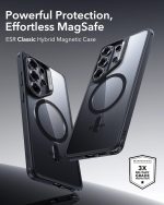 ESR Case for Samsung S26 Ultra- Classic Hybrid with MagSafe- Clear Black Color