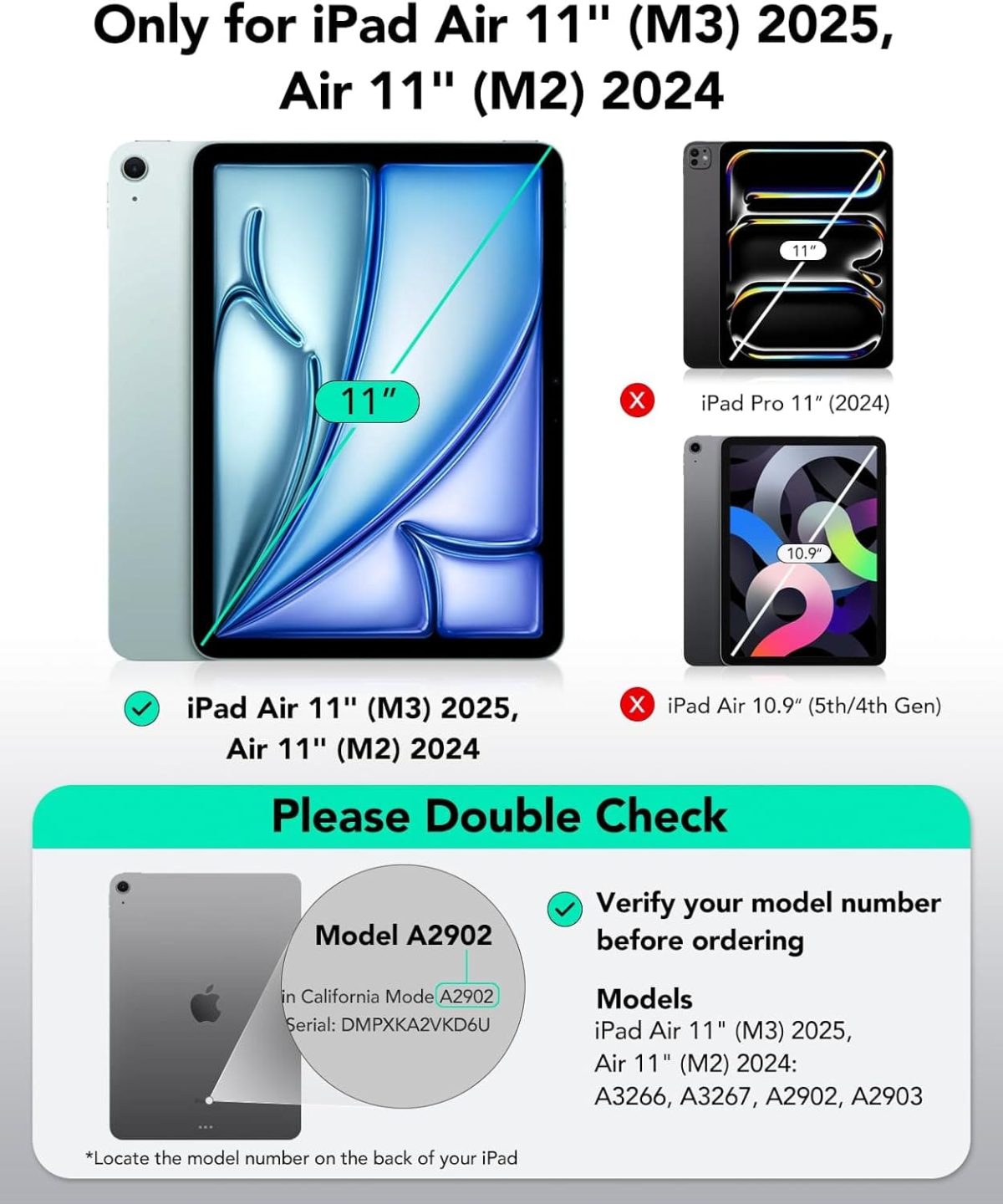 ESR iPad Air 7/6 Paper Feel Screen Protector,