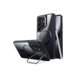 ESR Classic Hybrid Magnetic Case (Stash Stand), Compatible with Samsung S26 Ultra, Clear Black