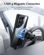 ESR Stash Stand Case For Samsung Galaxy S26 Series | MagSafe | Stash Stand | Military Protection - Clear Black - Image 3