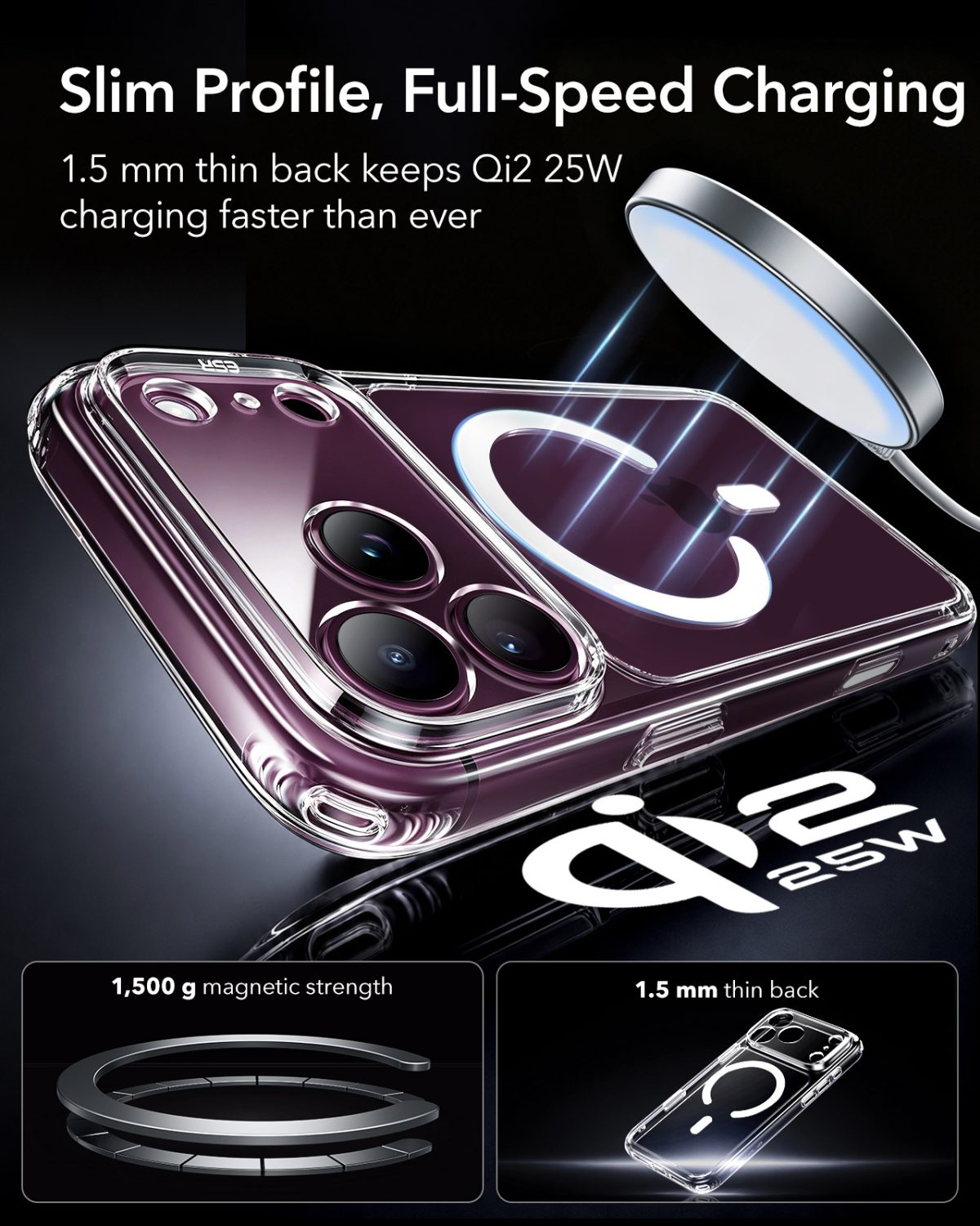 ESR iPhone 1817 Series Classic Hybrid Case (Clear)