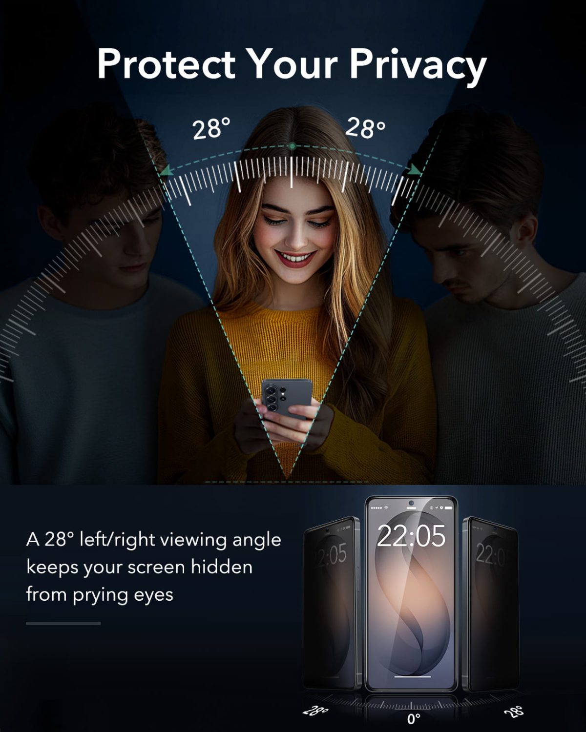 ESR Samsung S26 Ultra Privacy Screen Protector