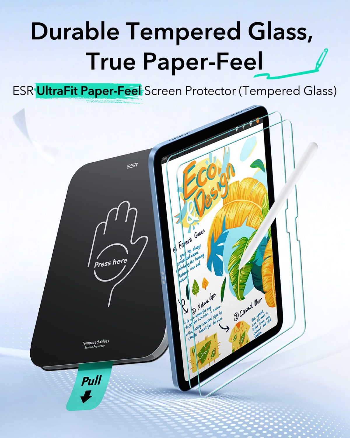 ESR iPad 11th Gen paper feel screen protector