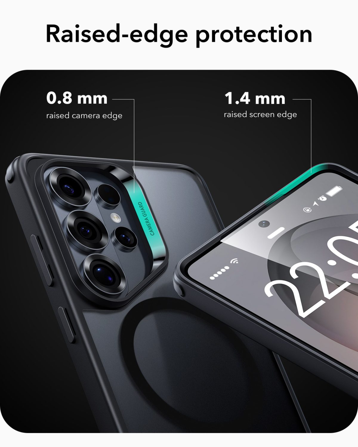 ESR Case for Samsung S26 Ultra- Classic Hybrid with MagSafe- Frosted Black Color