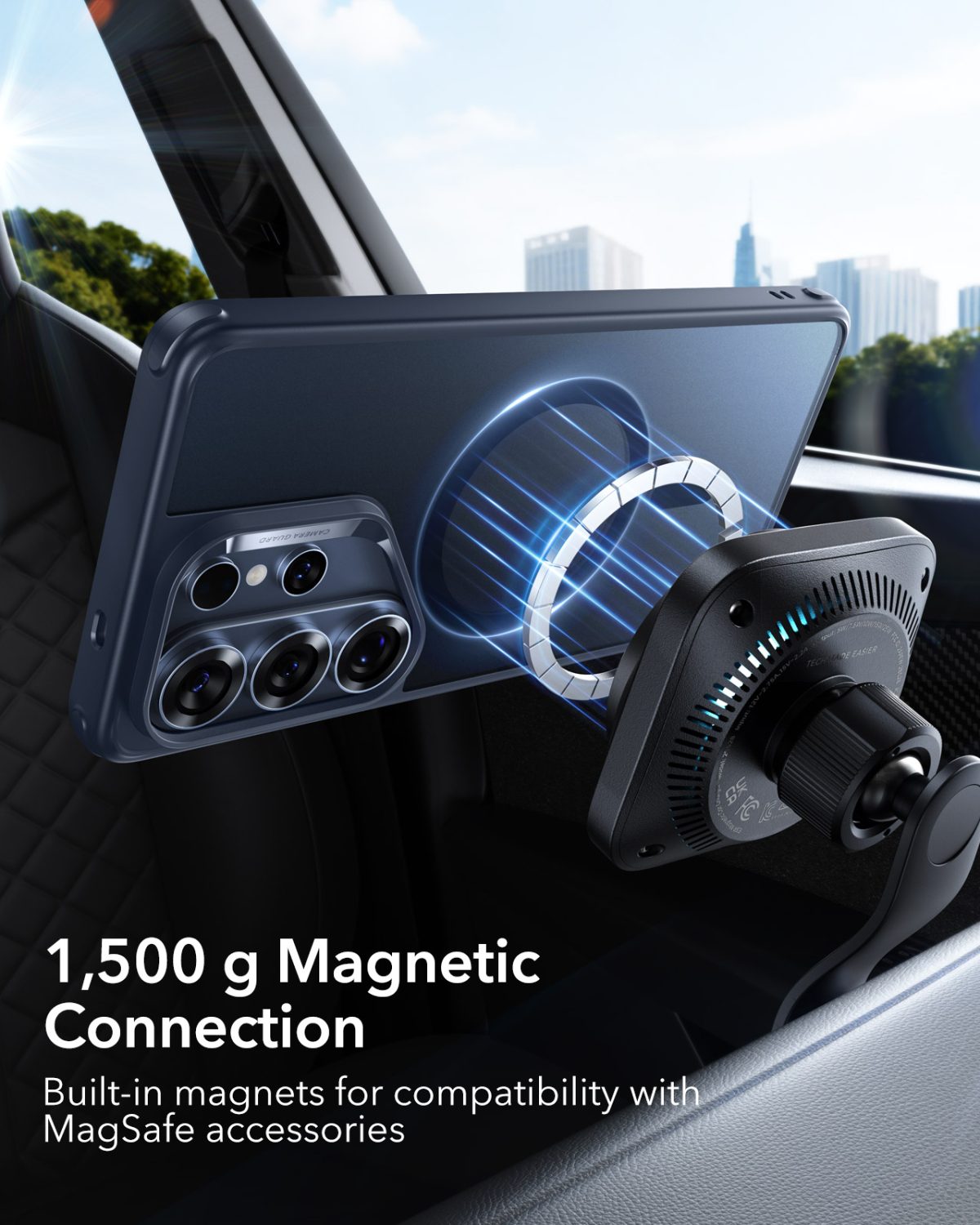 ESR Case for Samsung S26 Ultra- Classic Hybrid with MagSafe- Frosted Blue Color