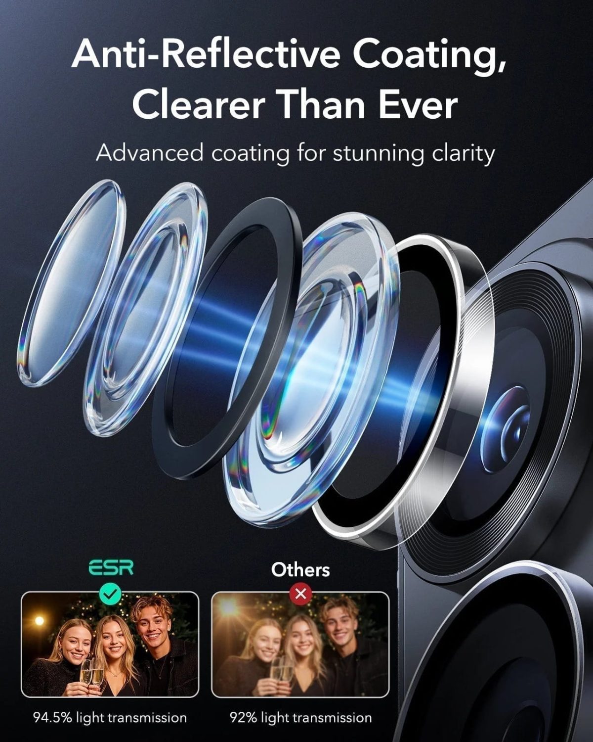HD clear S26 Ultra lens protector