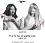 yson Airstrait wet to dry styling results showing 66 percent less frizz and flyaways