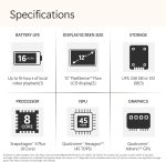 Microsoft Surface Pro powered by Snapdragon X Plus 8 Core processor