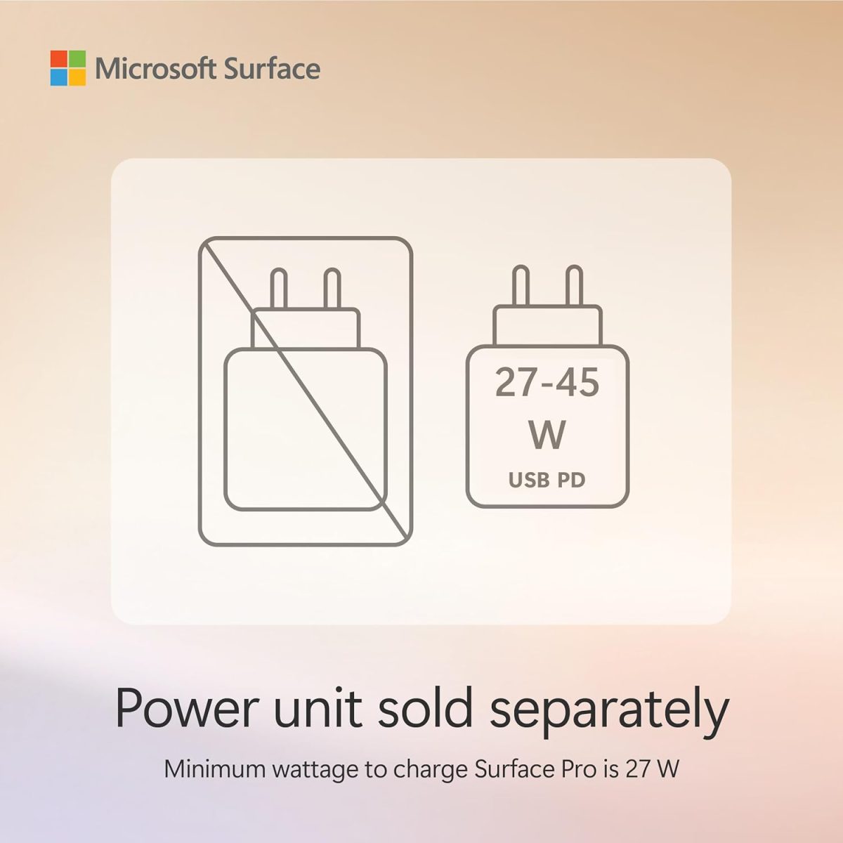 Microsoft Surface Pro Copilot PC ultra thin design with dual USB C ports