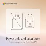 Microsoft Surface Pro Copilot PC ultra thin design with dual USB C ports