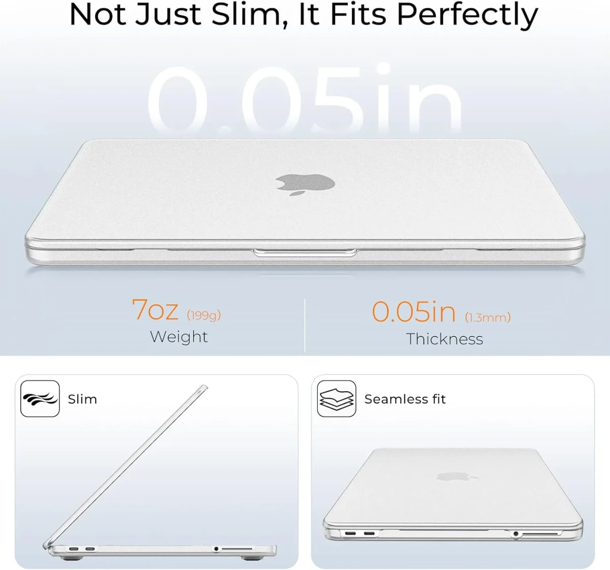 WIWU MacBook Neo case ultra thin profile with precise port cutouts