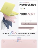WIWU MacBook Neo case ultra thin profile with precise port cutouts