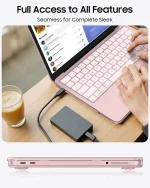 WIWU MacBook Neo case ultra thin profile with precise port cutouts