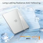 WIWU MacBook Neo case anti yellowing 100 percent transparent crystal clear material