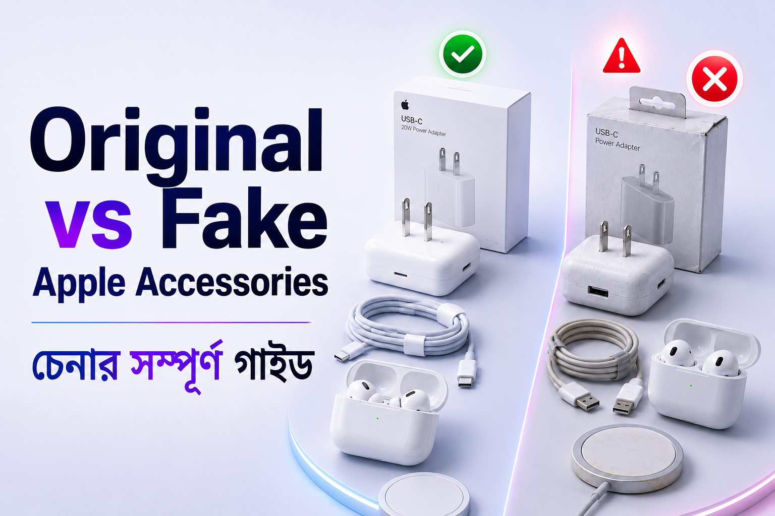 Original Apple Accessories Vs Fake Apple Accessories