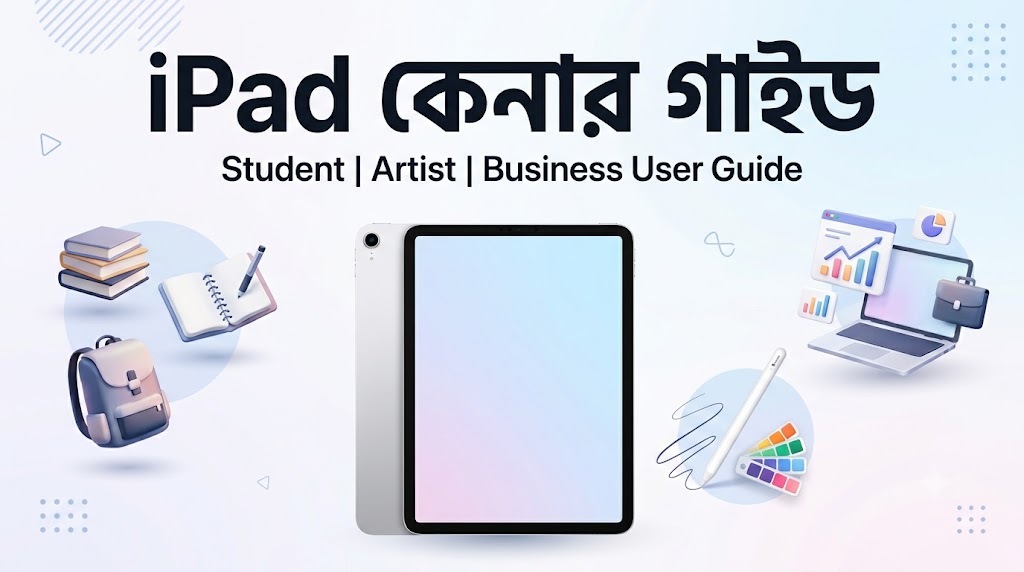 iPad কেনার গাইড — Student, Artist ও Business User-দের জন্য আলাদা পরামর্শ