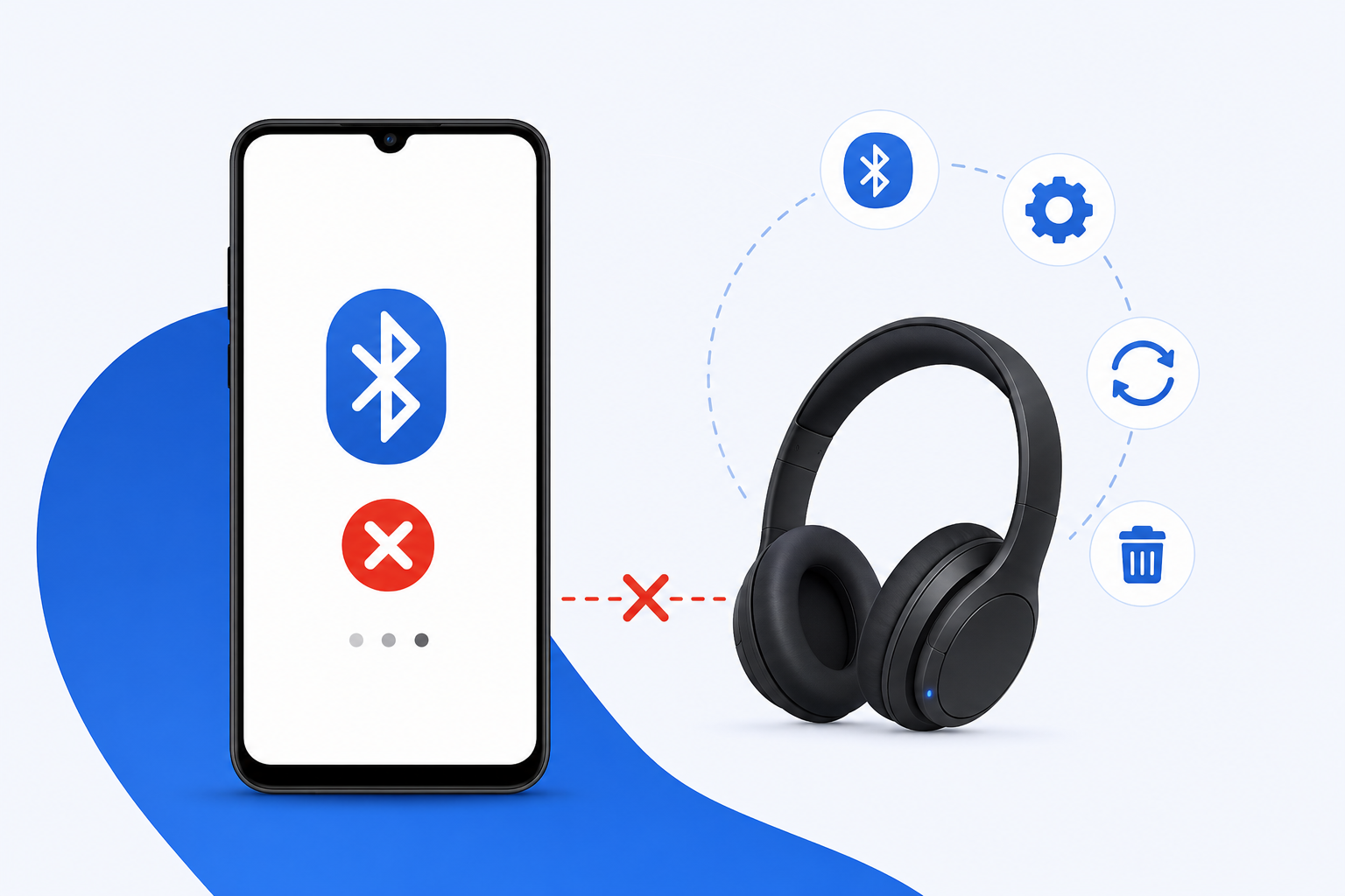 Why are my Bluetooth headphones not connecting?