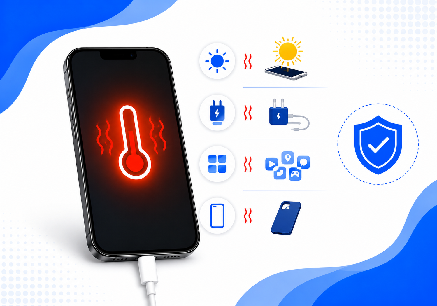 how to stop phone from overheating while charging