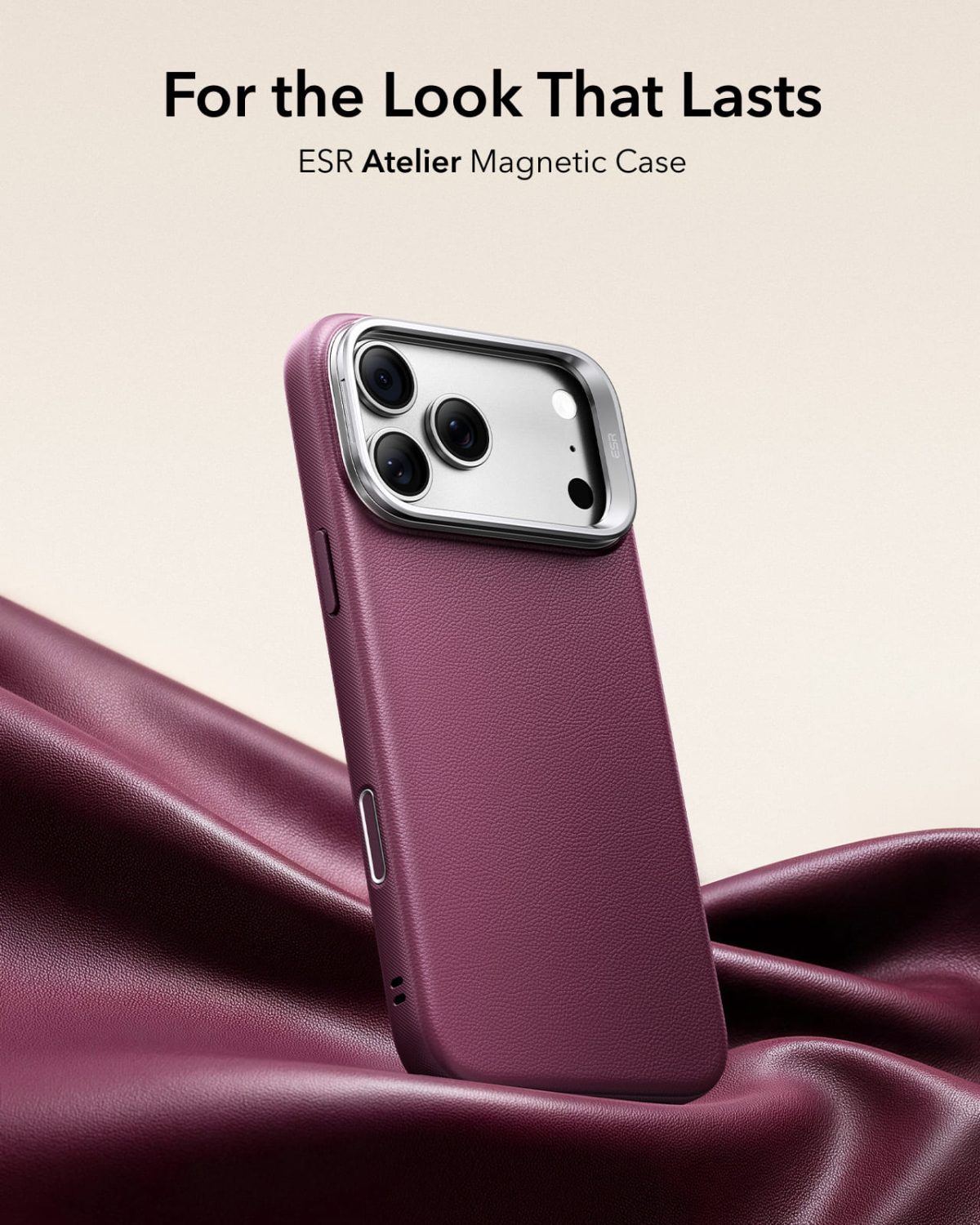 ESR iPhone 1817 Series Atelier Magnetic Deep Burgundy Case Price in BD