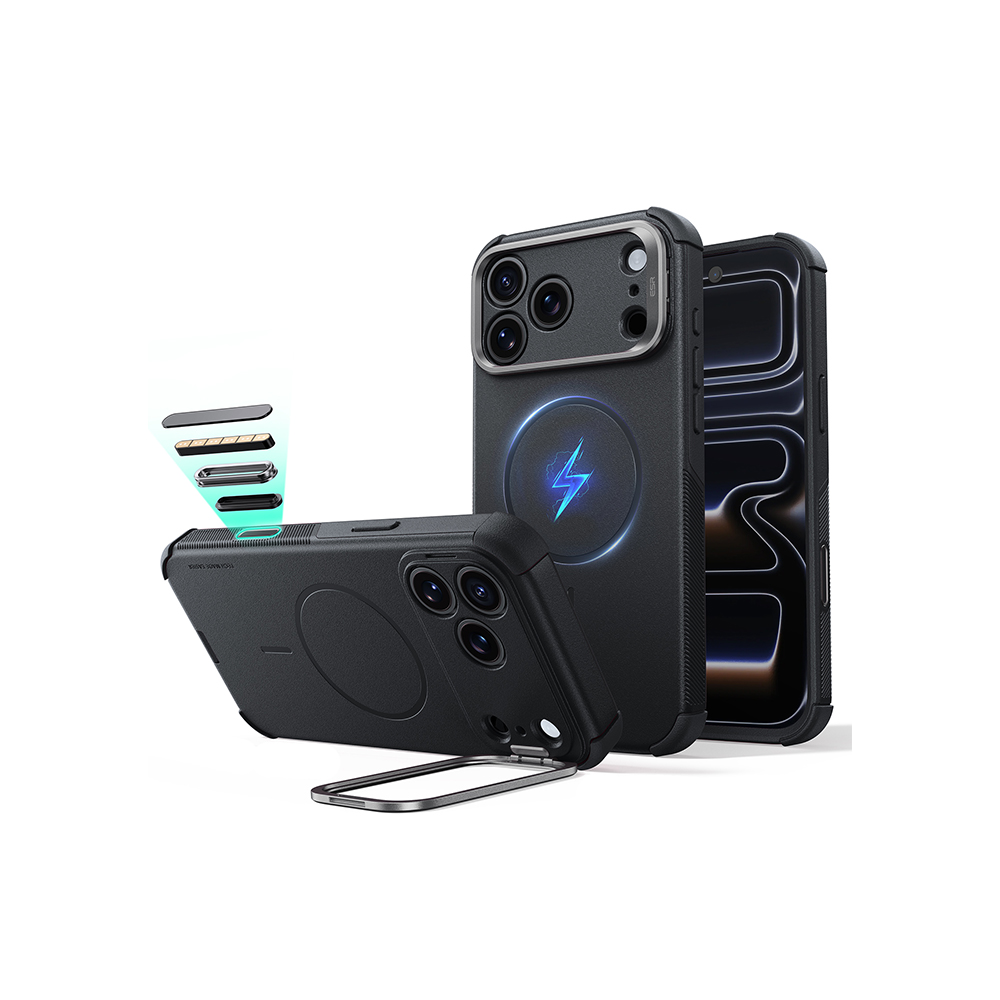 ESR Cyber Tough iPhone 18 & 17 Series Magnetic Case Black
