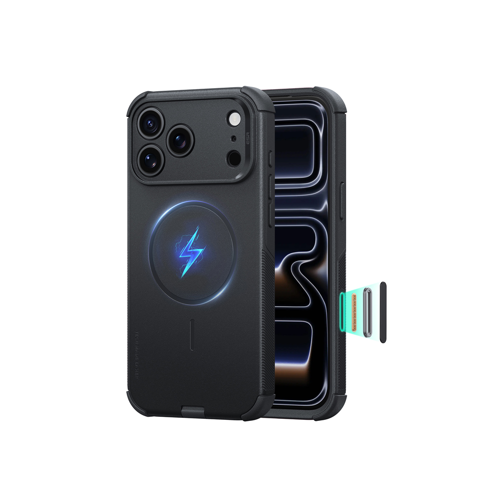 ESR Cyber Tough iPhone 18 & 17 Series Magnetic Case Black