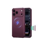 ESR iPhone 18/17 Series Cyber Tough Magnetic Case (Deep Burgundy)