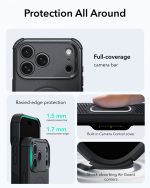 ESR Cyber Tough iPhone 18 & 17 Series Magnetic Case Black