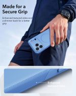 ESR iPhone 18, 17 Series Cyber Tough Flex Stand Case Light Blue