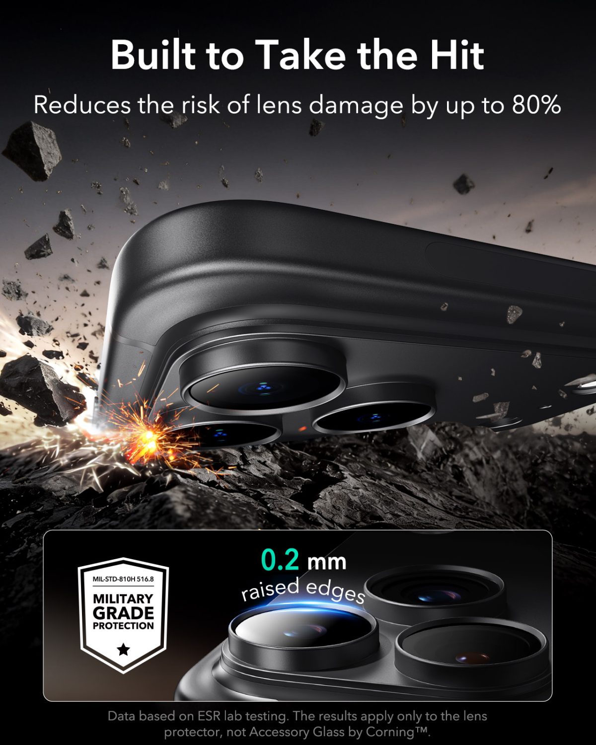 ESR iPhone 18 Pro18 Pro Max Armorite Camera Lens Protector Price in BD