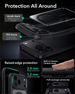 ESR iPhone 18/17 Series Classic Hybrid Case with Camera Control Button (Clear Black) - Image 4