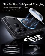 ESR iPhone 18/17 Series Classic Hybrid Case with Camera Control Button (Clear Black) - Image 3