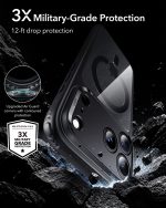 ESR iPhone 18/17 Series Classic Hybrid Case with Camera Control Button (Clear Black) - Image 5