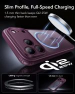 ESR iPhone 1817 Series Classic Hybrid Case (Frosted Deep Burgundy)