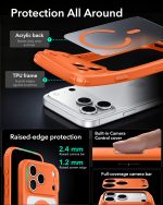ESR iPhone 18/17 Series Classic Hybrid Case with Camera Control Button (Frosted Orange) - Image 4