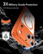 ESR iPhone 18/17 Series Classic Hybrid Case with Camera Control Button (Frosted Orange) - Image 3