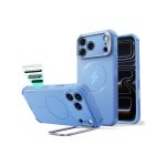 ESR iPhone 18/17 Series Cyber Tough Flex Stand Case Light Blue