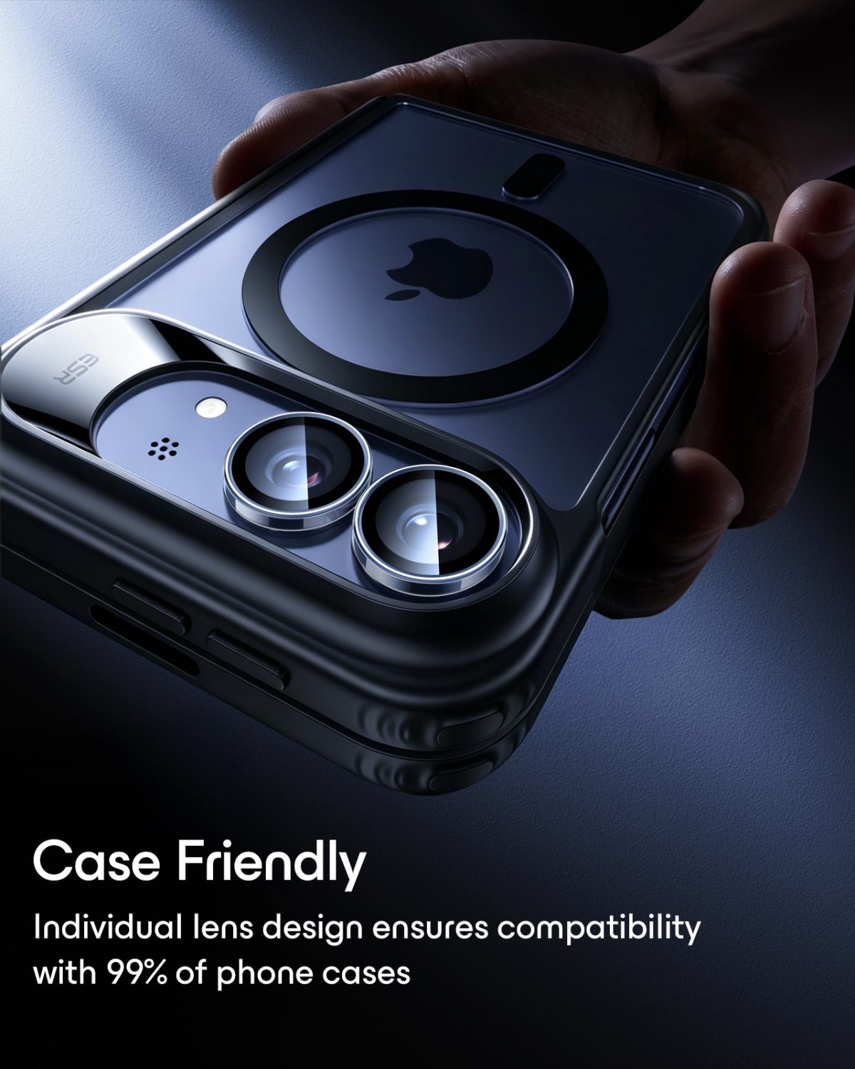 ESR iPhone Duo Armorite Camera Lens Protector BlackClear