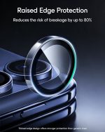 ESR iPhone Duo Armorite Camera Lens Protector BlackClear