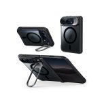 ESR iPhone Duo Classic Hybrid Magnetic Case with Flex Stand Clear Black