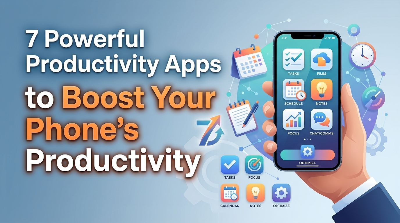 7 Powerful Productivity Apps to Boost Your Phone’s Productivity